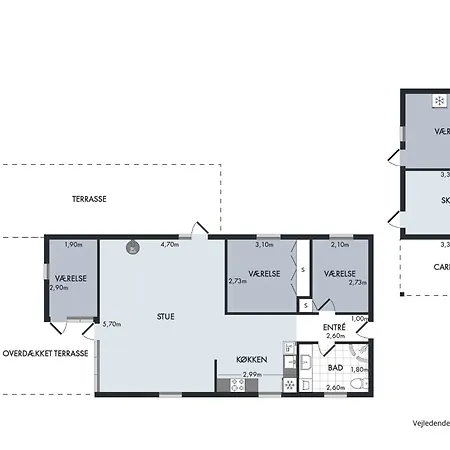 בית נופש Unobstructed Summer House In Lovely Langeland